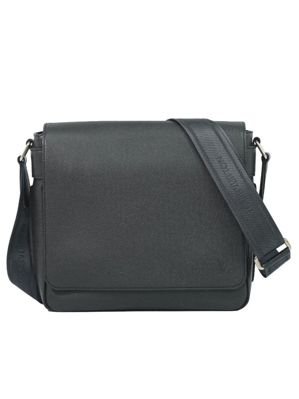 Louis Vuitton LV Roman PM Taiga Leather Shoulder Bag Ardoise
